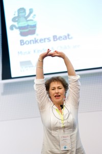 Galina stretching out to the music at DEECD 2011